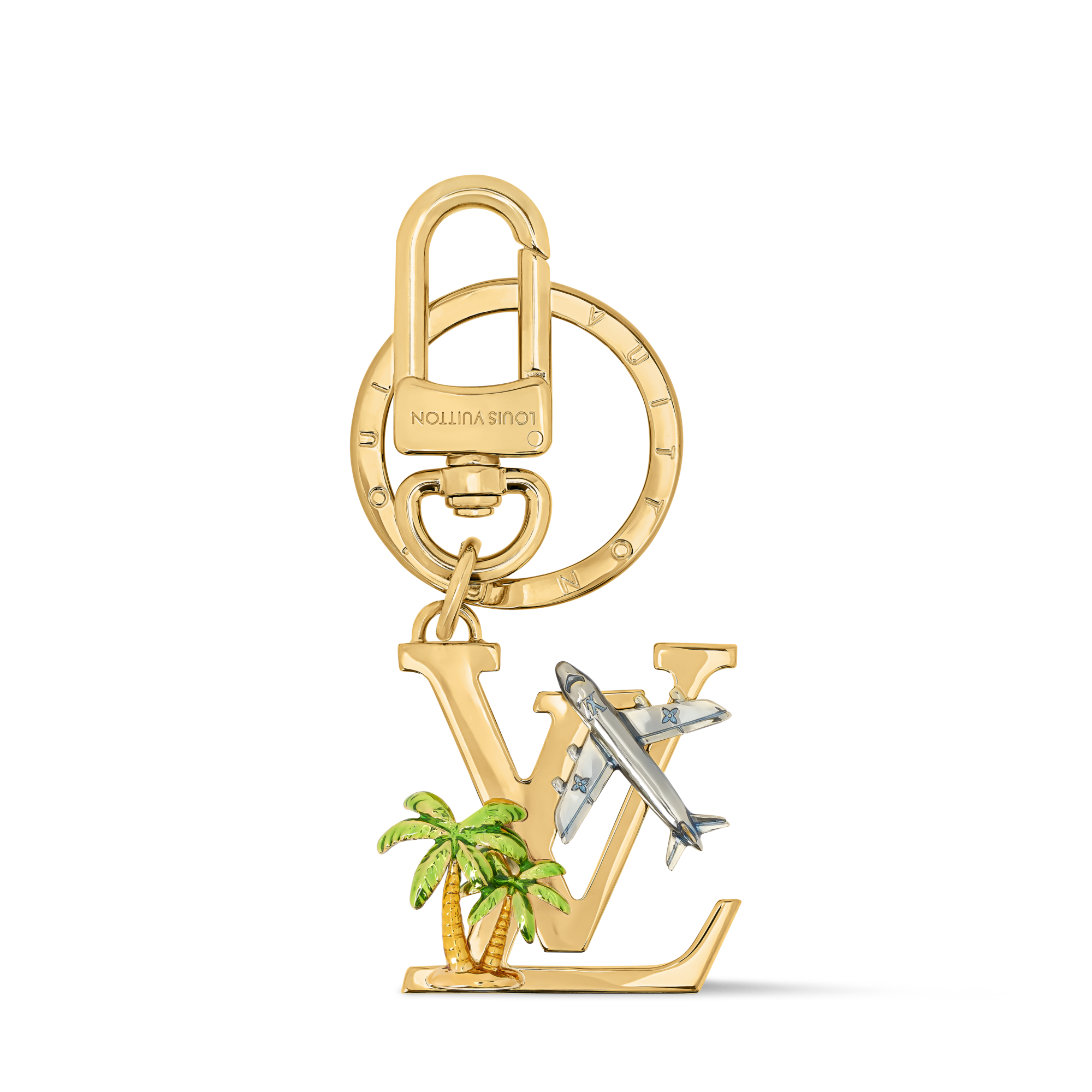 LV Initiales Palm Key Holder and Bag Charm S00 - Men - Accessories